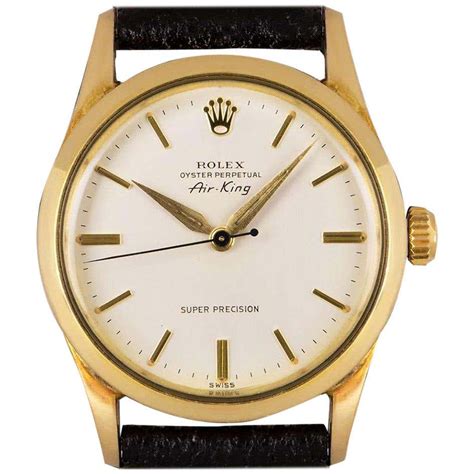 rolex air king gold dial